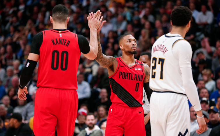 Los Blazers ganaron 97-90 en Denver y empataron la serie ...