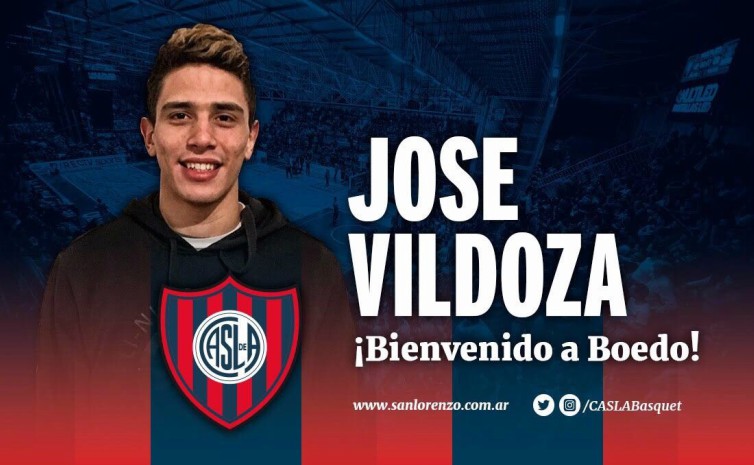 San Lorenzo confirmó la llegada de José Vildoza | Basquet Plus