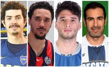 Flor, Sims, Maldonado y Quinteros (Fotos: La Liga Contenidos).